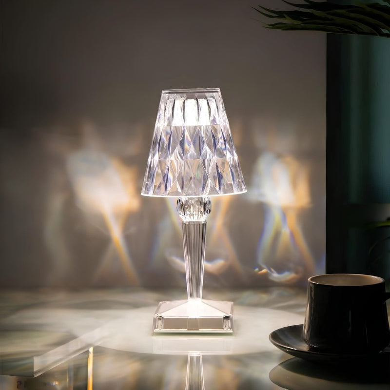 Kristall Tischlampe mit Touch-Steuerung - LumeCrystal | Karnz