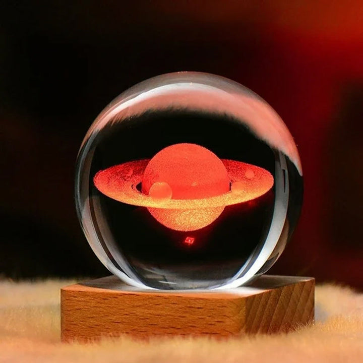 3D Galaxy Kristallkugel Nachtlicht Dekorlampe | Karnz