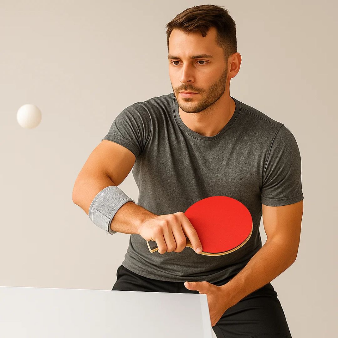 ElbowEase | Tennisellenbogenband – Verstellbare Kompression – Leichtes und atmungsaktives Design – Unterstützung für Sport und Arbeit Karnz