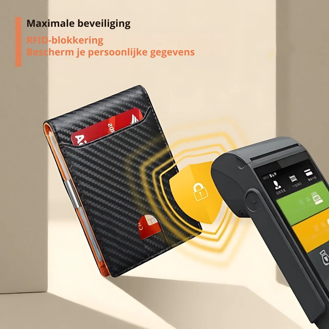 SafeSlim RFID-Geldbörse aus Leder für Herren – Kompakt, dünn und sicher