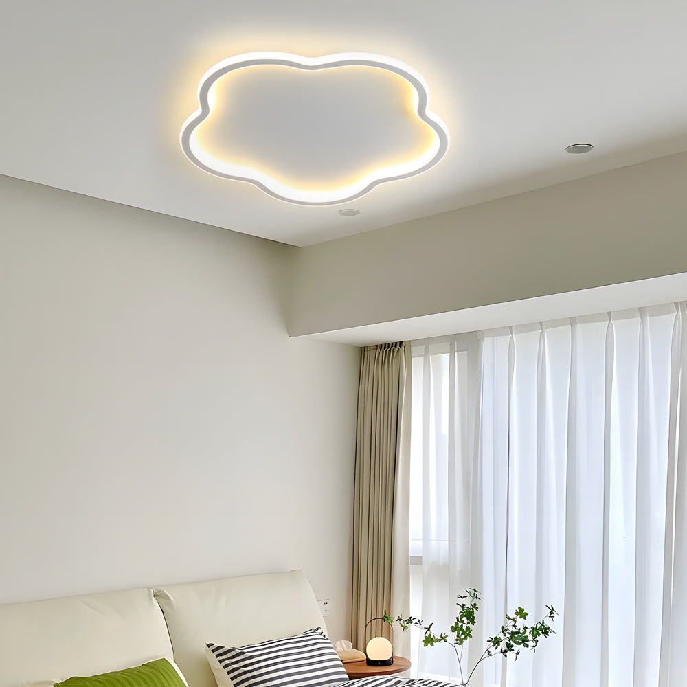 Nordische Deckenleuchte im Pentagramm Design – Aluminium Deckenlampe für Schlafzimmer | Karnz