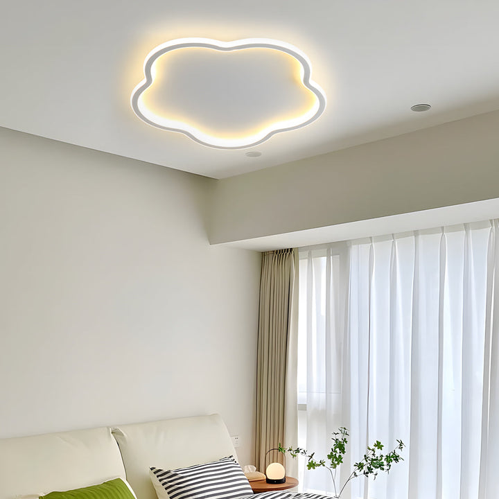 Nordische Deckenleuchte im Pentagramm Design – Aluminium Deckenlampe für Schlafzimmer | Karnz