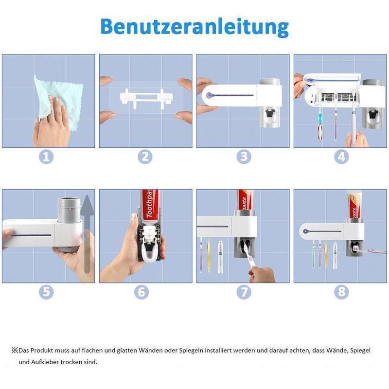 2-in-1 Desinfektioner Zahnbürstenhalter | Karnz