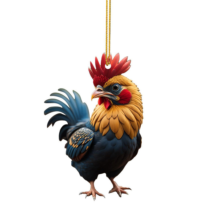 Cartoon-Hahn Dekorative Ornamente | Karnz