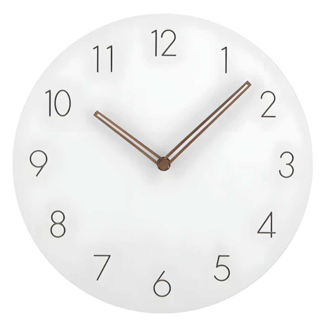 Große Holzwand Uhr – Minimalistisches Design mit stillem Bewegung | Karnz