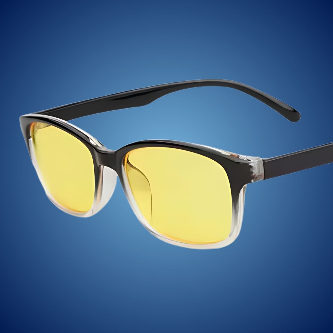 VisionGuard Blaulichtbrille | Augenbelastung Linderung - Schlafverbesserung - Computerbildschirmbrille - Antireflexbeschichtung Karnz