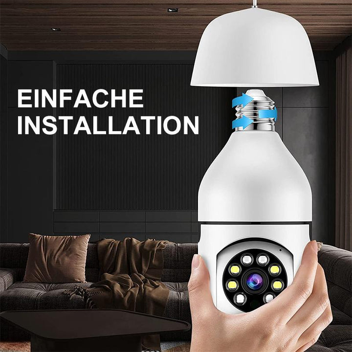 Intelligente drahtlose WiFi Vollfarbkamera mit Glühbirne | Karnz