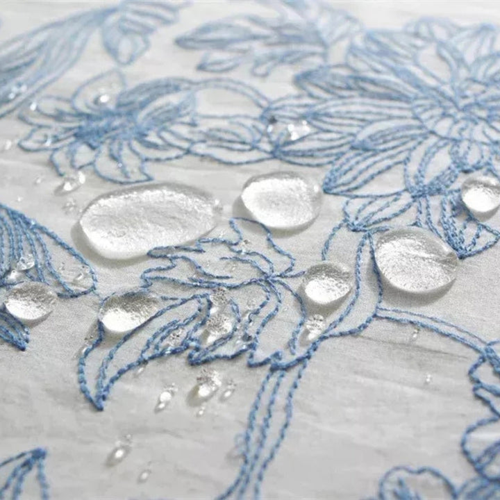 Tischdecke „Delfina Blue Floral Lace“