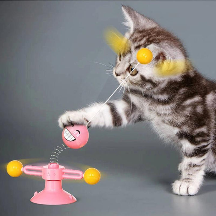 Multifunktionales Drehspielzeug für Katzen | Karnz