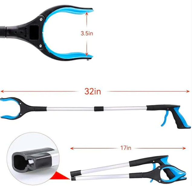 Neu verbesserter, faltbarer Greifer mit 360°-Drehclip