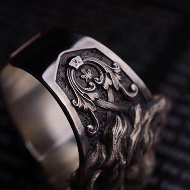 Retro Nordic Löwenförmiger Ring | Karnz