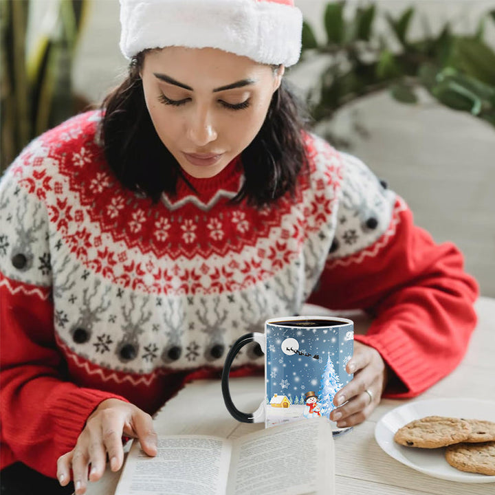 Weihnachtsfarbenwechselnde Tasse | Karnz