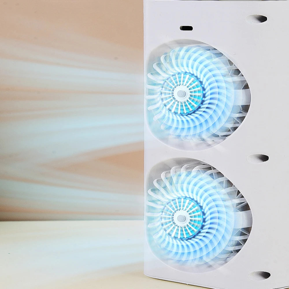 Mini tragbare Klimaanlage Tischventilator mit Sprühkühlung | Karnz