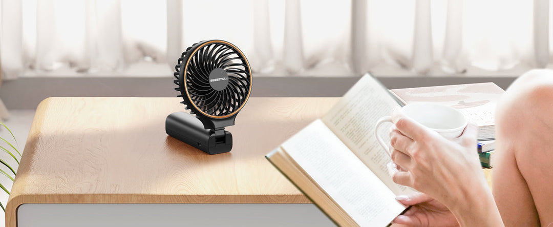 Handventilator, Tragbarer Ventilator 5000mAh | Karnz