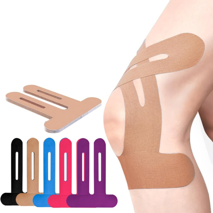 Knee Tape FlexiSupport – Vorgefertigtes Kinesio-Tape für direkte Unterstützung | Karnz