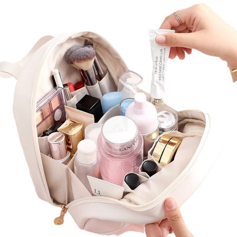 Große Kapazität Handheld Shell Kosmetiktasche | Karnz