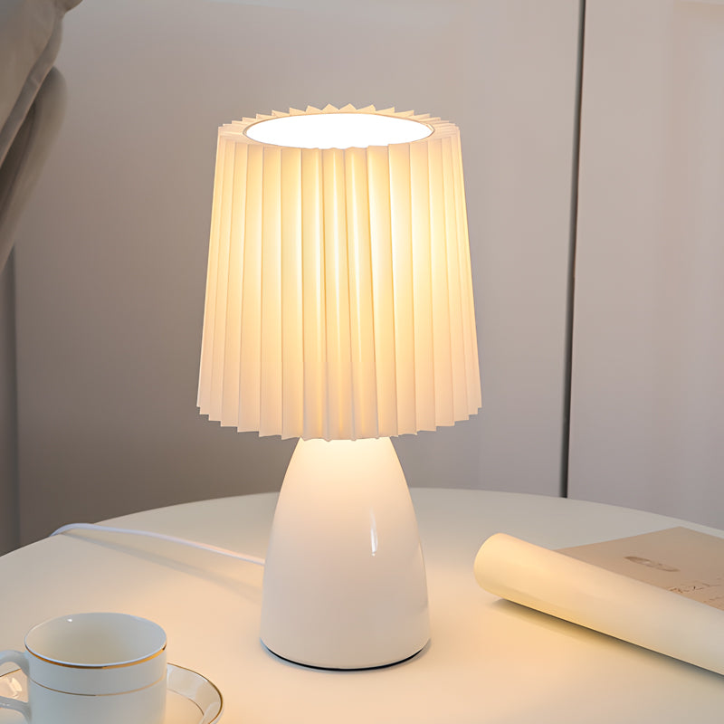 GlasDimm | Elegante USB dimmbare Tischlampe mit Glasfuß | Karnz