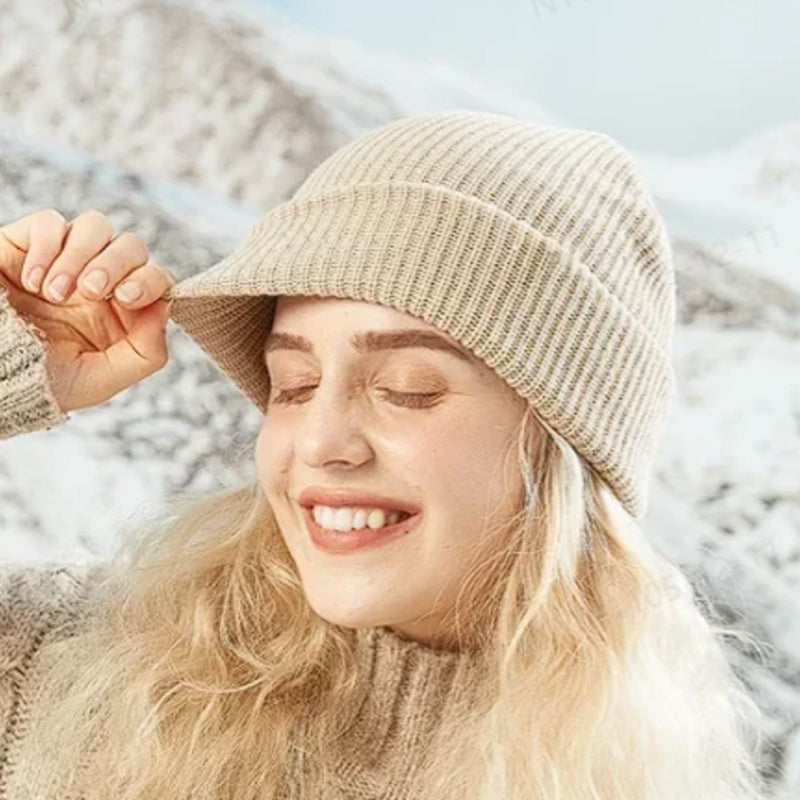 Klassische warme Wintermütze