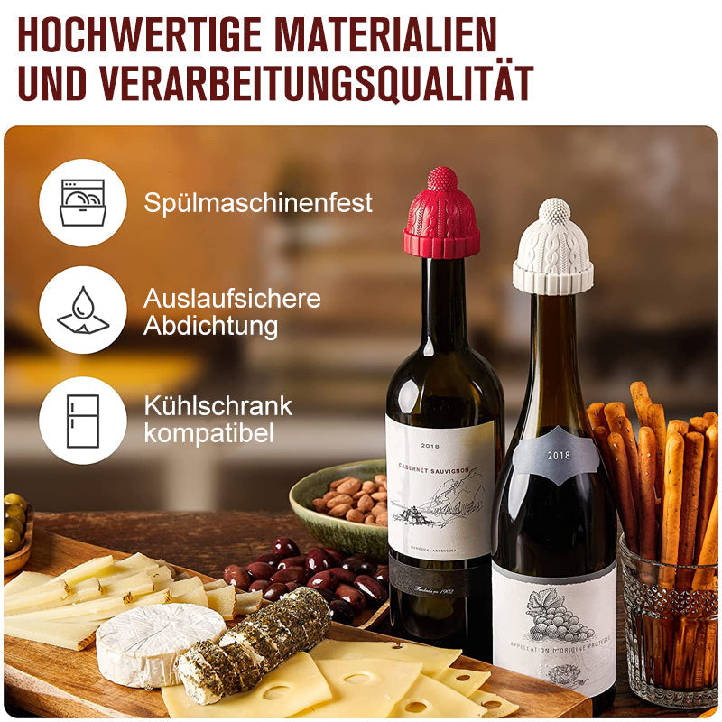 Kreativer Hut Silikon-Weinflaschenstopper | Karnz