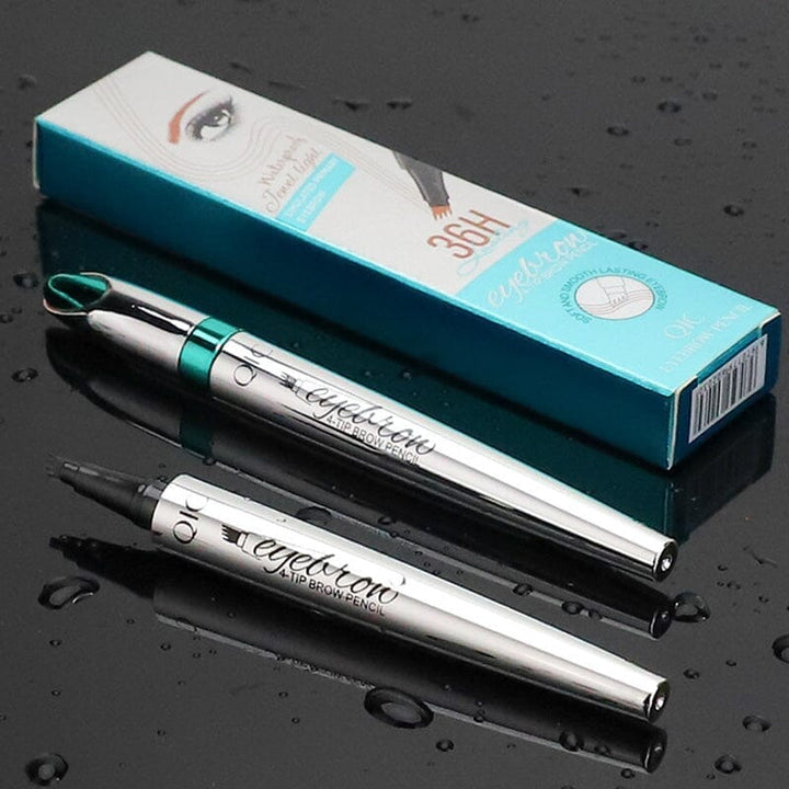 Karnz | Wasserdichter 3D-Microblading-Augenbrauenstift mit 4 Gabelspitzen