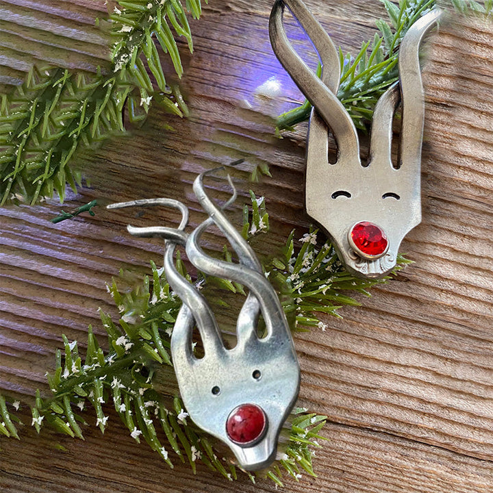 Lustiger Gabel Rentier Ornament | Karnz