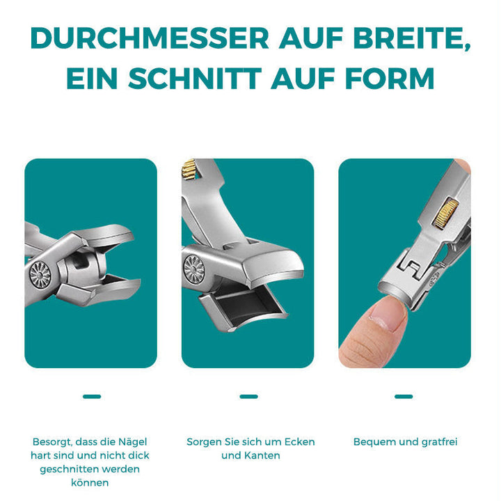 Nagelknipser aus Edelstahl mit großer Öffnung | Karnz