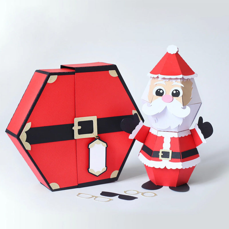 3D Pop-Up Karte für den Weihnachtsmann Streich | Karnz