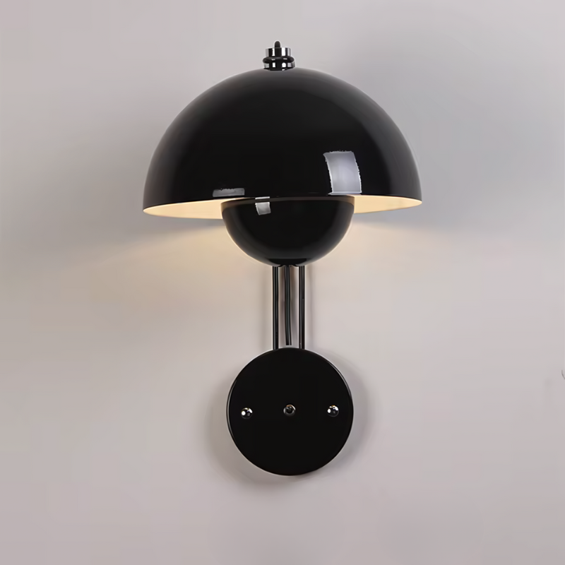 Moderne glänzende Metall-LED-Wandlampe