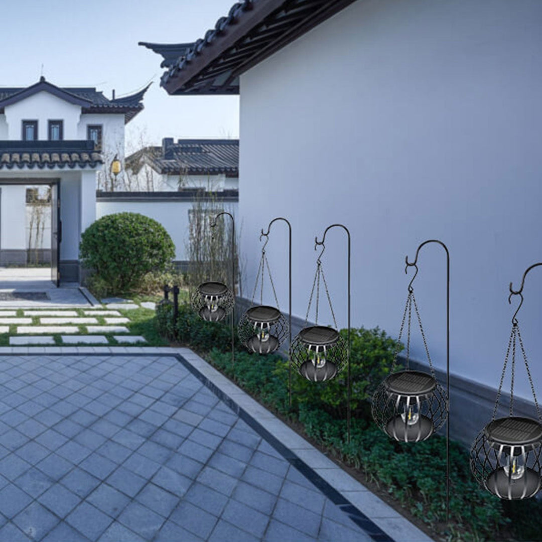 Solar Kürbis Laterne Design LED Außen Hängende Dekorative Licht | Karnz