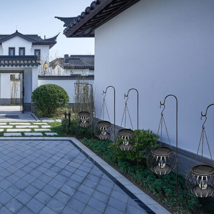 Solar Kürbis Laterne Design LED Außen Hängende Dekorative Licht | Karnz