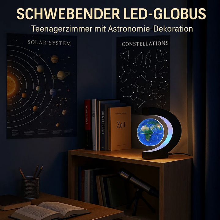 AstroGlobe LED-Weltkugel – Schwebende Globuslampe mit Magnetaufhängung