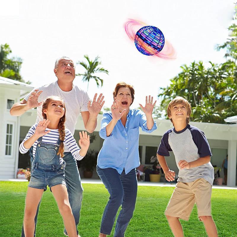 Karnz | Professional Hoverball | Fliegender Orb mit LED-Effekten | Aerodynamisches Bumerang-Design | Bruchfestes Gehäuse | USB-Wiederaufladbar | Interaktives High-Tech Spielzeug