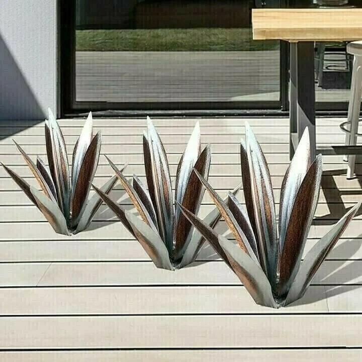 Anti-Rost Metall Tequila Agave Pflanze | Karnz