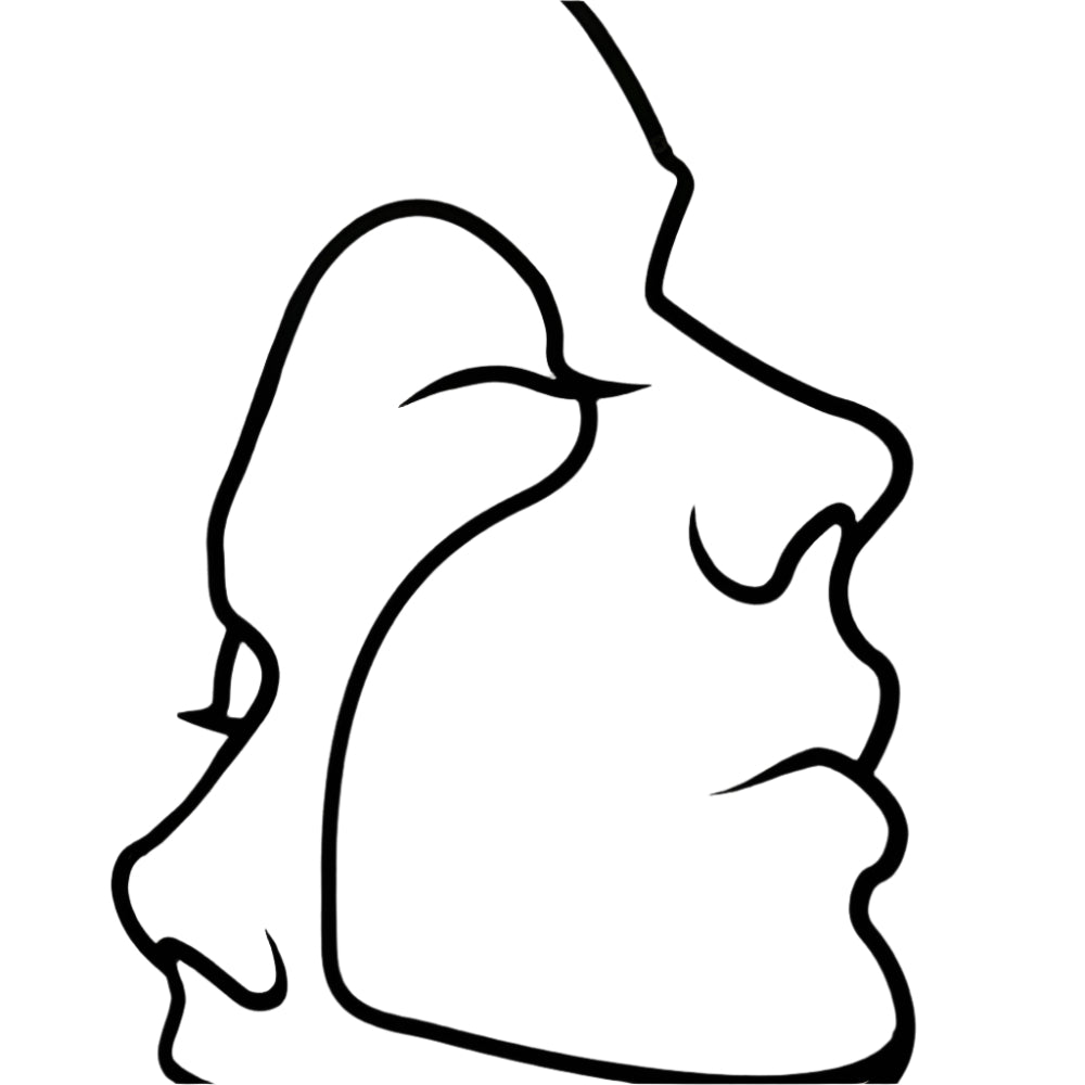 Minimalistische Wanddekoration mit abstrakter Ausdruck von Liebe Karnz