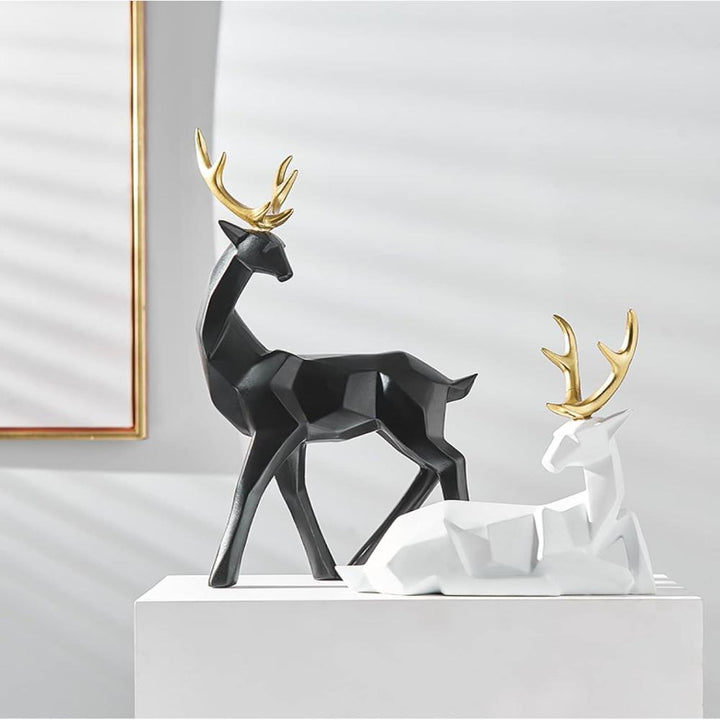 Geometrischer Hirsch Anzeige Figurine | Karnz