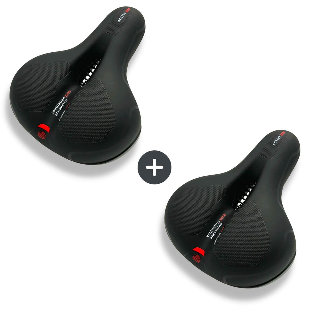 Sandsberg | CloudComfort Pro Fahrradsattel | Druckentlastender Memory-Schaum | Schwarz