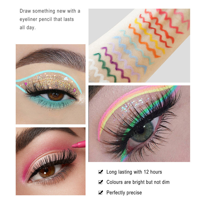 20 PCS Buntes Eyeliner Stift Set | Karnz