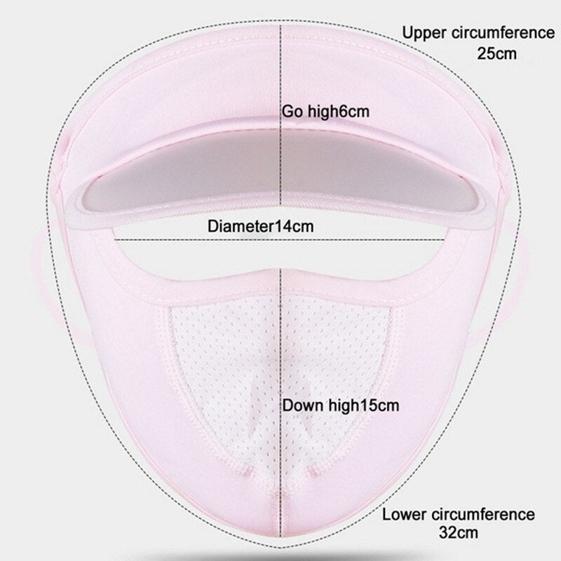 Karnz | Atemberaubender UV-Schutz Outdoor Sonnenhut Maske
