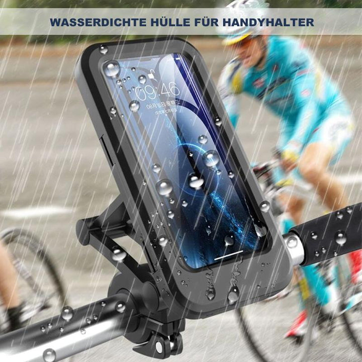 RideCharge Pro – Wasserdichter Handyhalter mit USB und 15W kabellosem Laden für Fahrrad und E-Bike | Karnz