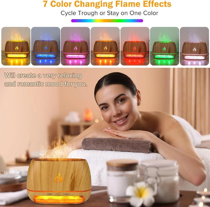 Woyuosn 3-in-1 Himalaya Salzrock Duft Diffuser Schüssel
