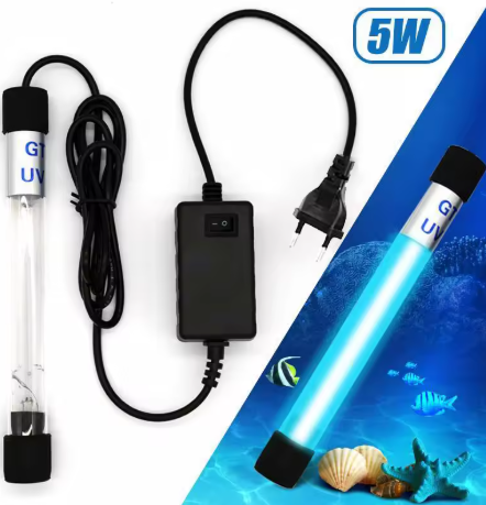 Karnz | Effiziente & tragbare Handheld starke UV-Licht Antiseptische Sterilisationslampe mit Quecksilber-Röhrenlicht, hochintensivem UV-Licht, opak reflektierender Silberfolie, für Zuhause, Büro, Reisen und mehr (US-Stecker)
