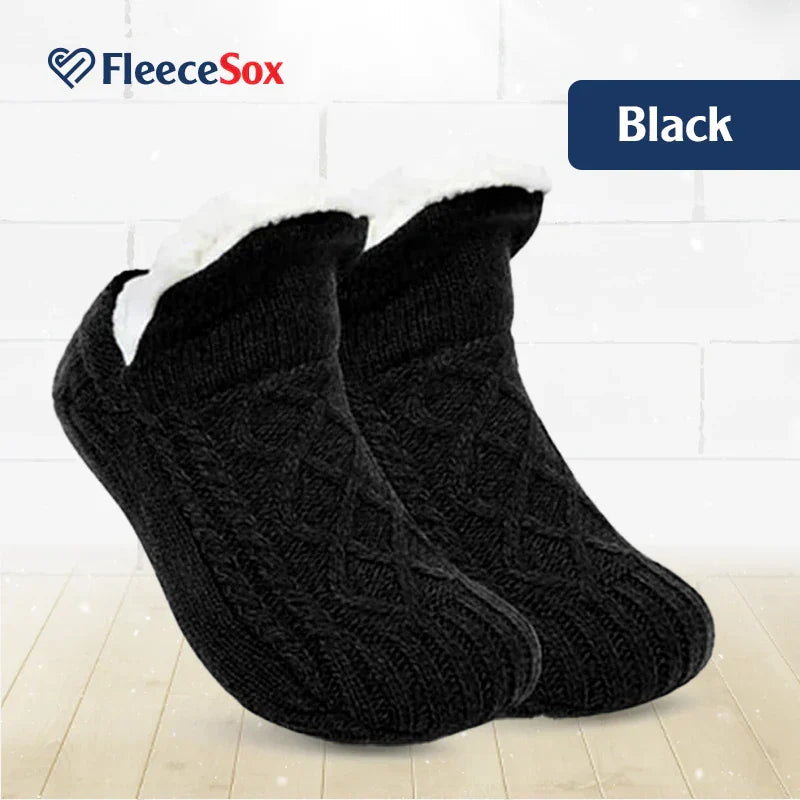Karnz | Fleecegefütterte rutschfeste Thermosocken