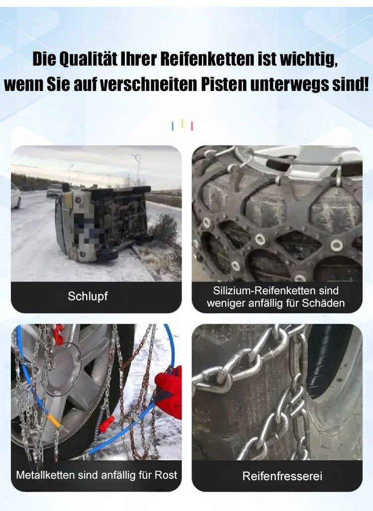 Rutschfeste Stahlkette | Ultimativer Autoschutz | Karnz