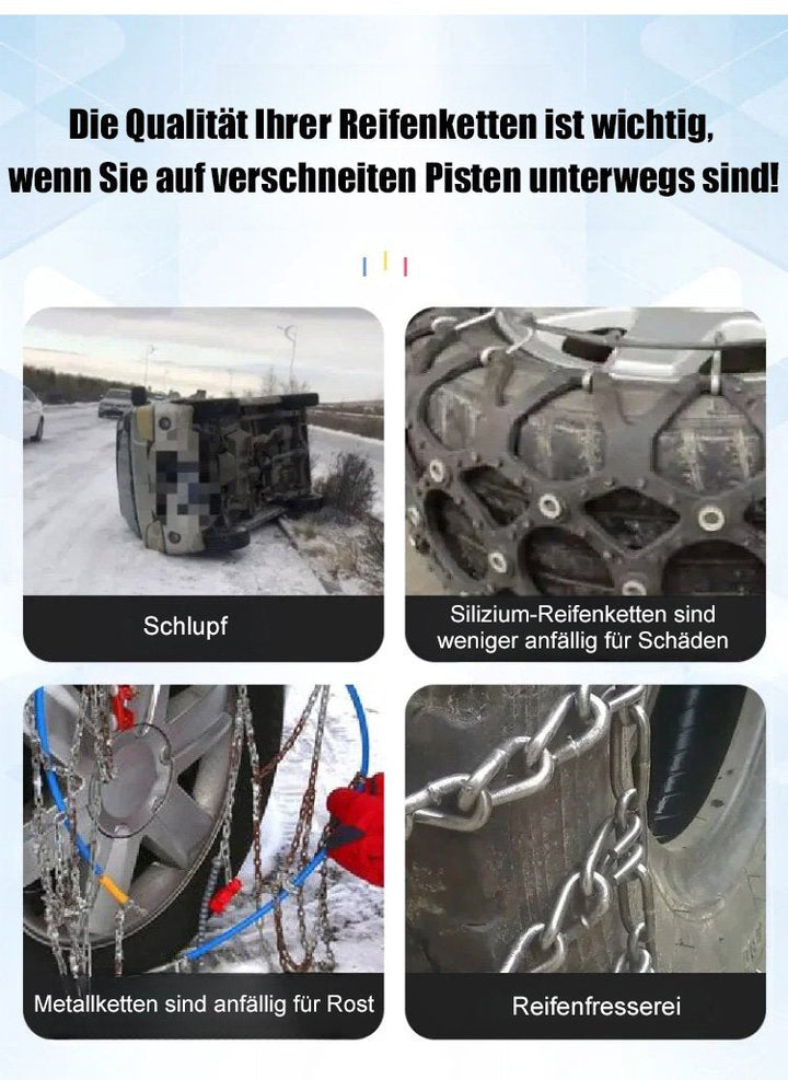 Rutschfeste Stahlkette | Ultimativer Autoschutz | Karnz