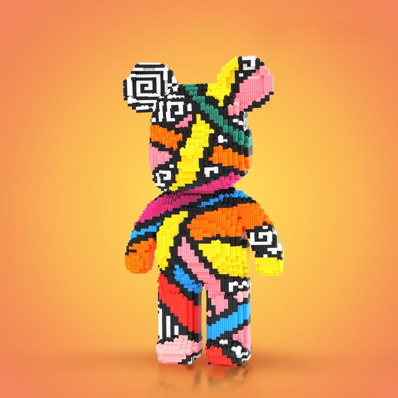 Karnz | DIY Pixel Art Block Bärenfiguren – Kreatives Bauen & Sammlerausstellung