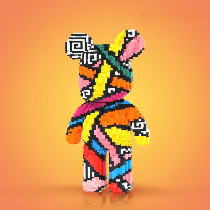 Karnz | DIY Pixel Art Block Bärenfiguren – Kreatives Bauen & Sammlerausstellung