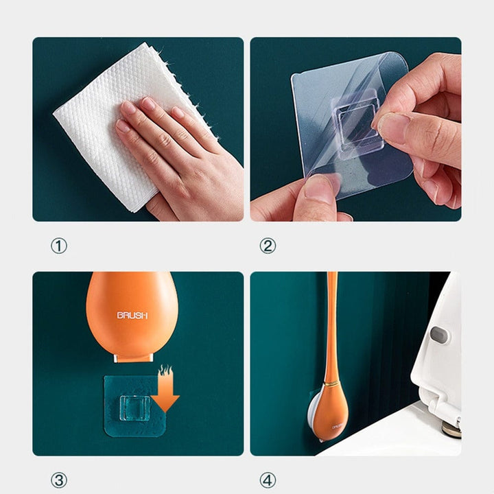 Karnz | 🔥Moderne flexible Silikon-Toilettenbürste