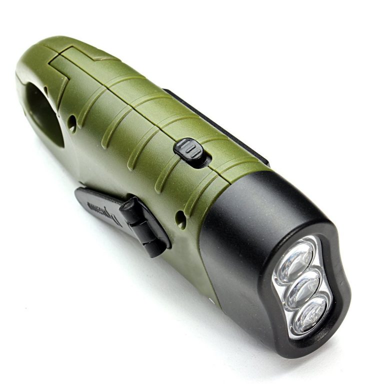 BrightTrail Solar-Handkurbel-LED-Taschenlampe | Karnz