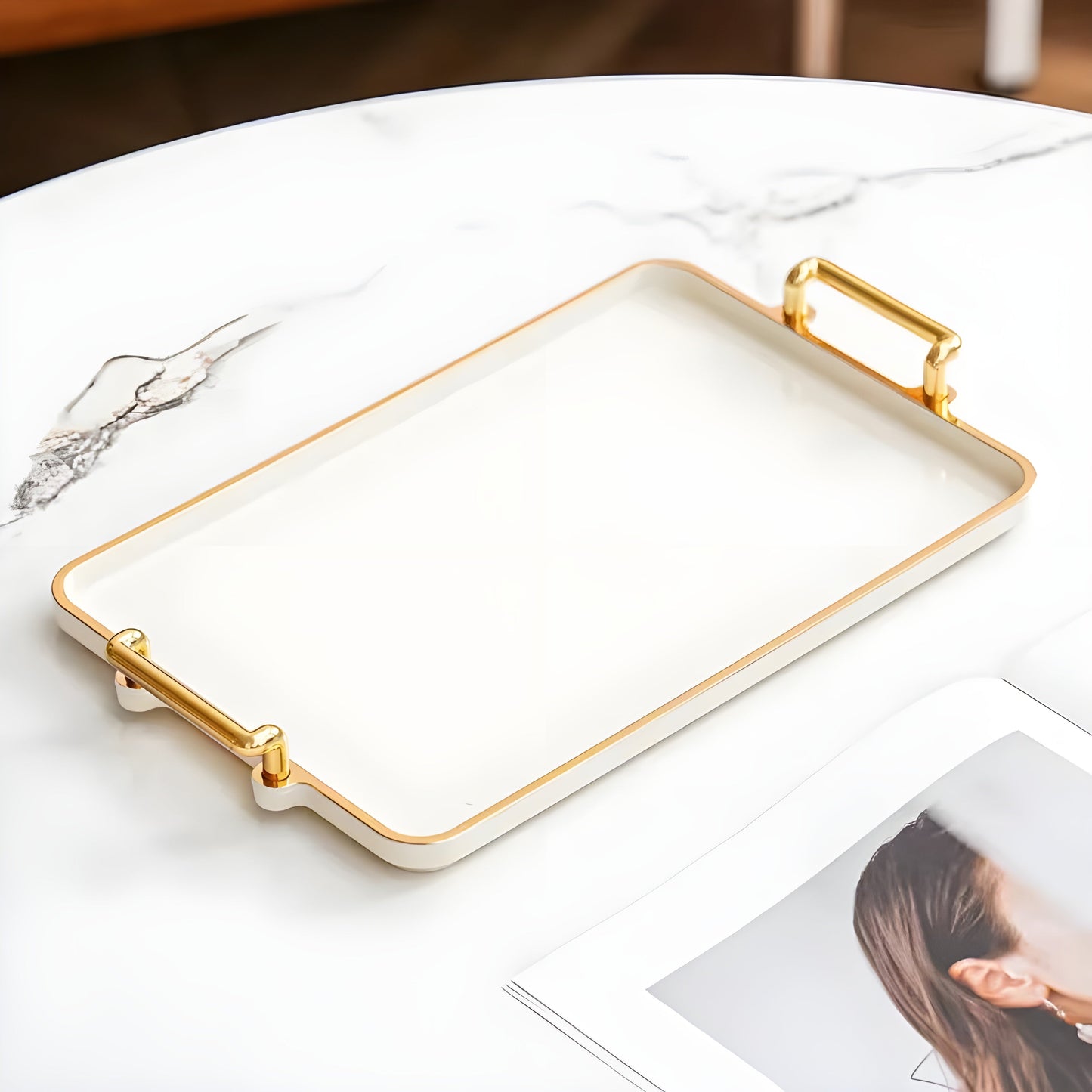 Elegante Luxus Aufbewahrungsschale zur Organisation von Wohnessentials | Karnz