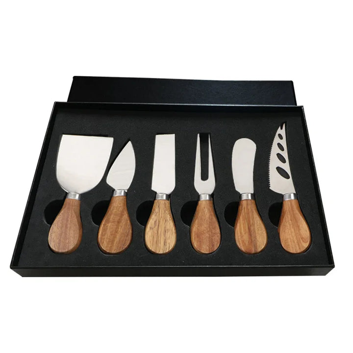 6pcs Edelstahl Käsemesser für Platten und Besteck | Karnz